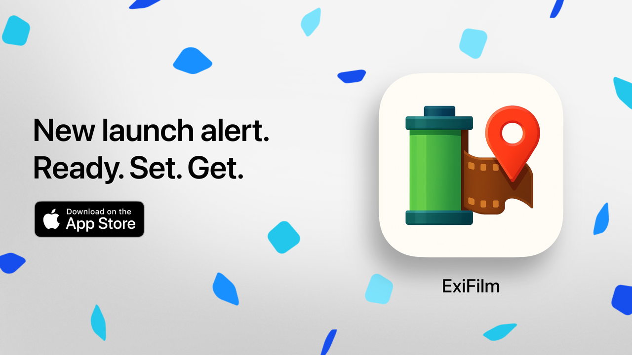 ExiFilm New Release Banner